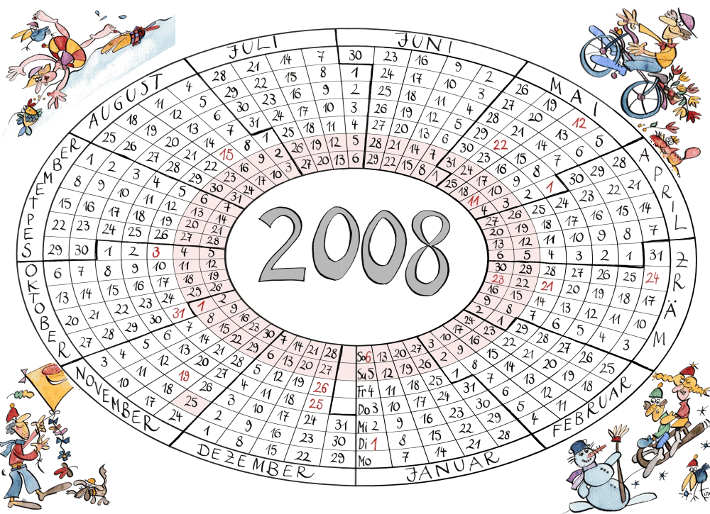 Der Runde Kalender 2008